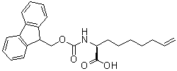 (2S)-2-[[芴甲氧羰基]氨基]-8-壬烯酸分子结构 (CAS 1058705-57-9)
