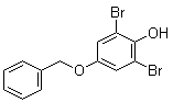 2,6-二溴-4-苄氧基苯酚分子结构 (CAS 105946-33-6)