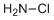Monochloramine molecular structure (CAS 10599-90-3)