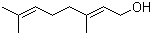 Geraniol molecular structure (CAS 106-24-1)