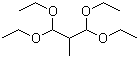 1,1,3,3-四乙氧基-2-甲基丙烷分子结构 (CAS 10602-37-6)