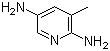 2,5-二氨基-3-甲基吡啶分子结构 (CAS 106070-58-0)