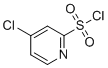 4-氯吡啶-2-磺酰基氯化物分子结构 (CAS 1060809-16-6)
