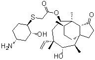 Lefamulin molecular structure (CAS 1061337-51-6)
