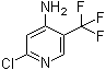 2-氯-5-(三氟甲基)吡啶-4-胺分子结构 (CAS 1061358-78-8)