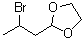 2-(2-溴丙基)-1,3-二氧杂环戊烷分子结构 (CAS 106334-26-3)