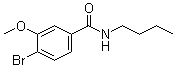 4-Bromo-N-butyl-3-methoxybenzamide molecular structure (CAS 1065074-09-0)
