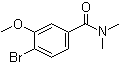 4-溴-3-甲氧基-N,N-二甲基苯甲酰胺分子结构 (CAS 1065074-12-5)