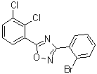 3-(2-Bromophenyl)-5-(2,3-dichlorophenyl)-1,2,4-oxadiazole molecular structure (CAS 1065074-34-1)