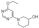 1-(6-乙氧基-4-嘧啶基)-3-哌啶醇分子结构 (CAS 1065484-30-1)