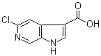 5-氯-1H-吡咯并[2,3-c]吡啶-3-羧酸分子结构 (CAS 1067193-36-5)