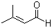 3-Methyl-2-butenal molecular structure (CAS 107-86-8)