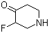 3-Fluoro-4-piperidinone molecular structure (CAS 1070955-78-0)