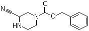 3-Cyano-1-piperazinecarboxylic acid phenylmethyl ester molecular structure (CAS 1071827-03-6)