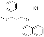 N,N-Dimethyl-alpha-[2-(1-naphthalenyloxy)ethyl]benzenemethanamine hydrochloride (1:1) molecular structure (CAS 1071929-03-7)