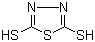 2,5-二巯基噻二唑分子结构 (CAS 1072-71-5)