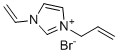 1-烯丙基-3-乙烯基咪唑鎓溴化物分子结构 (CAS 1072788-73-8)