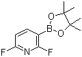 2,6-Difluoropyridine-3-boronic acid pinacol ester molecular structure (CAS 1072945-00-6)
