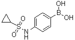 [4-[(环丙基磺酰基)氨基]苯基]硼酸分子结构 (CAS 1072945-68-6)