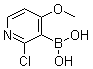 2-氯-4-甲氧基吡啶-3-基硼酸分子结构 (CAS 1072946-19-0)