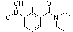 [3-[(Diethylamino)carbonyl]-2-fluorophenyl]boronic acid molecular structure (CAS 1072946-28-1)