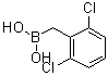 [(2,6-二氯苯基)甲基]硼酸分子结构 (CAS 1072946-39-4)
