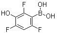 (2,4,6-Trifluoro-3-hydroxyphenyl)boronic acid molecular structure (CAS 1072951-37-1)
