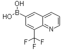 [8-(三氟甲基)-6-喹啉基]硼酸分子结构 (CAS 1072951-47-3)
