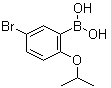 [5-Bromo-2-(trifluoromethoxy)phenyl]boronic acid molecular structure (CAS 1072951-56-4)