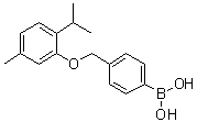 [4-[[5-Methyl-2-(1-methylethyl)phenoxy]methyl]phenyl]boronic acid molecular structure (CAS 1072951-58-6)