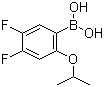 [4,5-Difluoro-2-(1-methylethoxy)phenyl]boronic acid molecular structure (CAS 1072951-61-1)