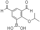 [3,5-Diformyl-2-(1-methylethoxy)phenyl]boronic acid molecular structure (CAS 1072951-68-8)