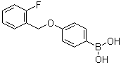 4-(2-Fluorobenzyloxy)phenylboronic acid molecular structure (CAS 1072951-78-0)
