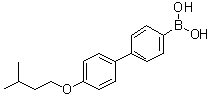 [4'-(3-甲基丁氧基)[1,1'-联苯]-4-基]硼酸分子结构 (CAS 1072951-81-5)