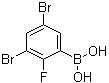 (3,5-Dibromo-2-fluorophenyl)boronic acid molecular structure (CAS 1072951-82-6)