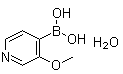 (3-Methoxy-4-pyridinyl)boronic acid hydrate (1:1) molecular structure (CAS 1072952-50-1)