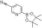 5-氰基吡啶-2-硼酸频哪醇酯分子结构 (CAS 1073353-83-9)