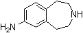 2,3,4,5-四氢-1H-3-苯并氮杂卓-7-胺分子结构 (CAS 107393-73-7)