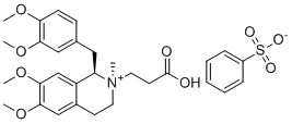 阿曲库铵顺式-季酸分子结构 (CAS 1075727-06-8)
