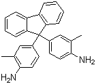 9,9-双(4-氨基-3-甲基苯基)芴分子结构 (CAS 107934-60-1)