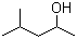 4-甲基-2-戊醇分子结构 (CAS 108-11-2)
