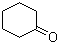 Cyclohexanone molecular structure (CAS 108-94-1)