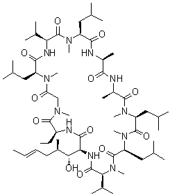 Cyclosporin L molecular structure (CAS 108027-39-0)
