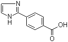 4-(2-咪唑基)苯甲酸分子结构 (CAS 108035-45-6)