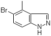 5-溴-4-甲基-1H-吲唑分子结构 (CAS 1082041-34-6)