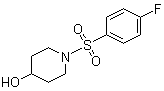 1-[(4-Fluorophenyl)sulfonyl]-4-piperidinol molecular structure (CAS 1082928-80-0)