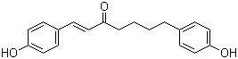 1,7-双(4-羟基苯基)庚-1-烯-3-酮分子结构 (CAS 1083200-79-6)