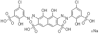 Chlorosulfophenol S sodium salt molecular structure (CAS 108321-09-1)
