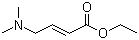 (2E)-4-(二甲基氨基)-2-丁烯酸乙酯分子结构 (CAS 1086268-91-8)