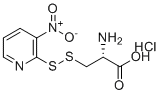 (2R)-2-氨基-3-[(3-硝基吡啶-2-基)二硫基]丙酸盐酸盐分子结构 (CAS 108807-66-5)